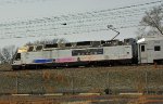 NJT 4534 heads to the storage yard